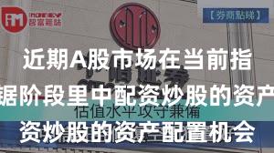 近期A股市场在当前指数反复拉锯阶段里中配资炒股的资产配置机会