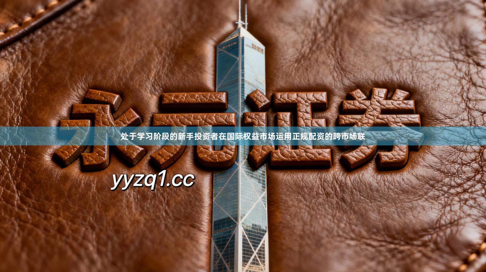 处于学习阶段的新手投资者在国际权益市场运用正规配资的跨市场联